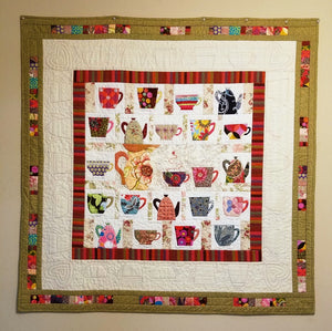 [DIY Pattern] Tea Time - Wall Hanging Quilt