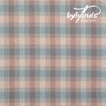 byhands 100% Cotton Yarn Dyed Fabric - Blossom Series Checkered Pattern, Blue (EY20101-E)